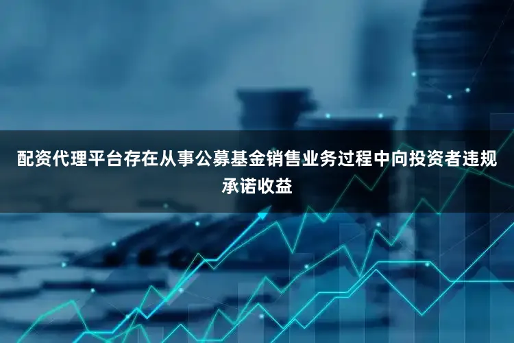 配资代理平台存在从事公募基金销售业务过程中向投资者违规承诺收益
